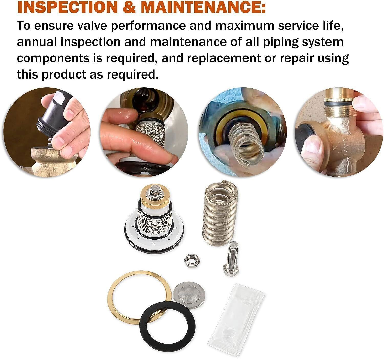 RK114-NR3XL Pressure Reducing Valve Repair Kit for 1-1/4″ Models NR3 and NR3XL