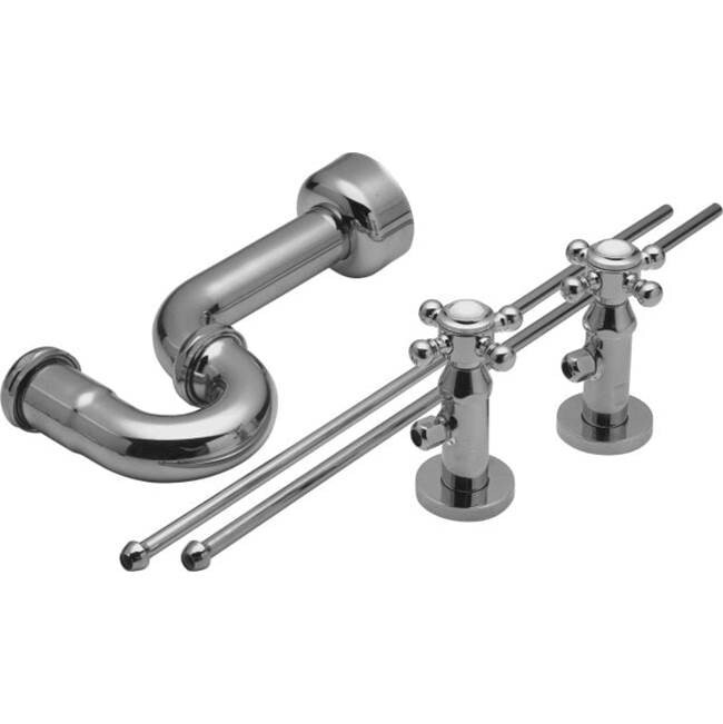 California Faucets 9830-47-PN Deluxe Stop for Pedestals POLISHED NICKEL PVD New!