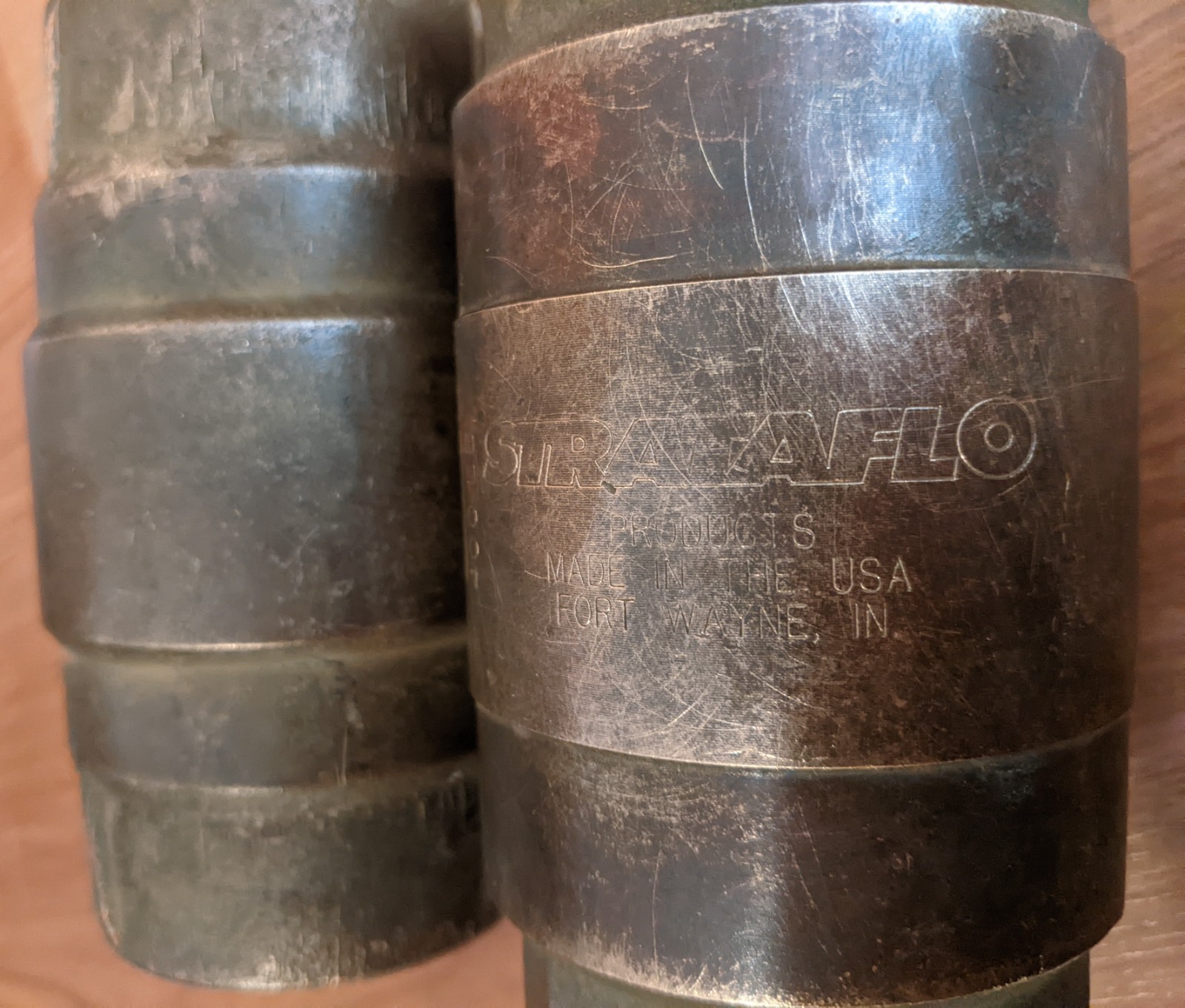 2 Qty Lot STRATAFLO 1-1/2 inch 1.5″ NPT Cast Bronze CHECK VALVE No. 300 400LBS