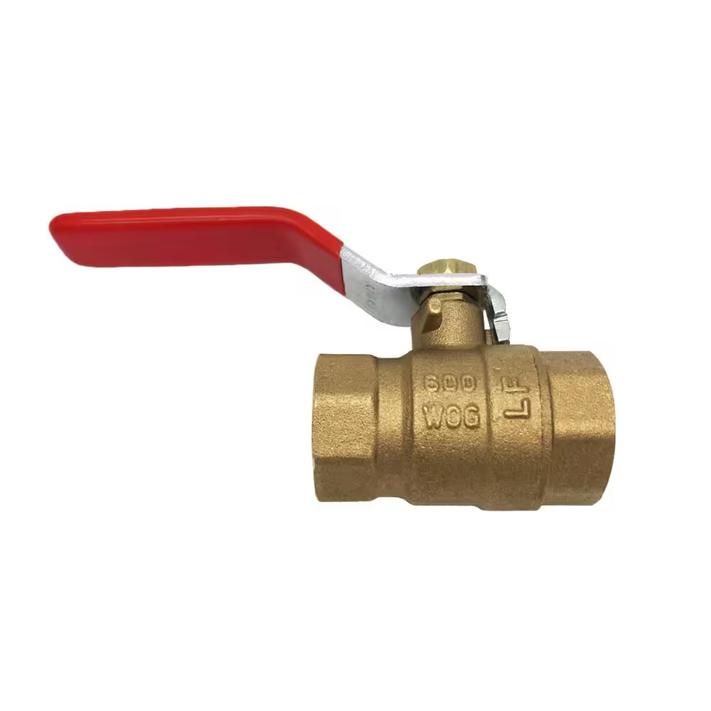 3/4 In. Brass FIP X FIP Threaded Full Port Ball Valve