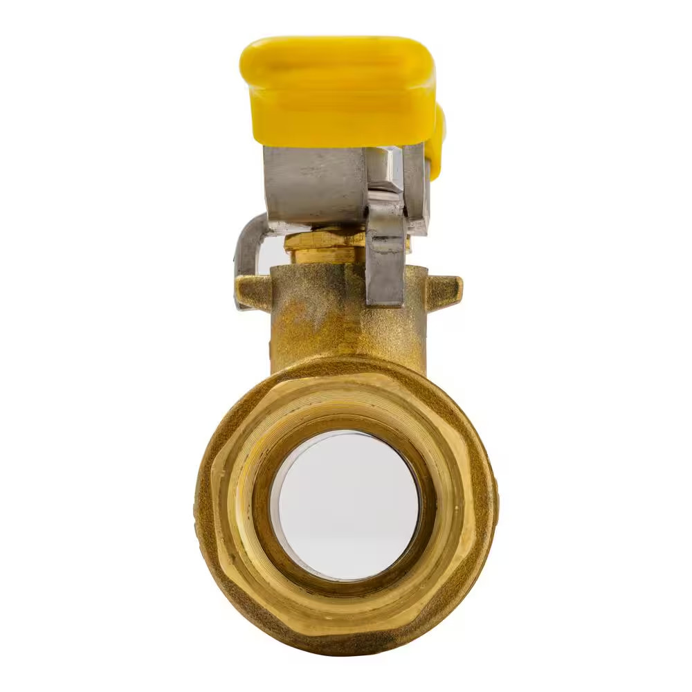 3/4 In. X 3/4 In. Brass T-Handle Ball Valve