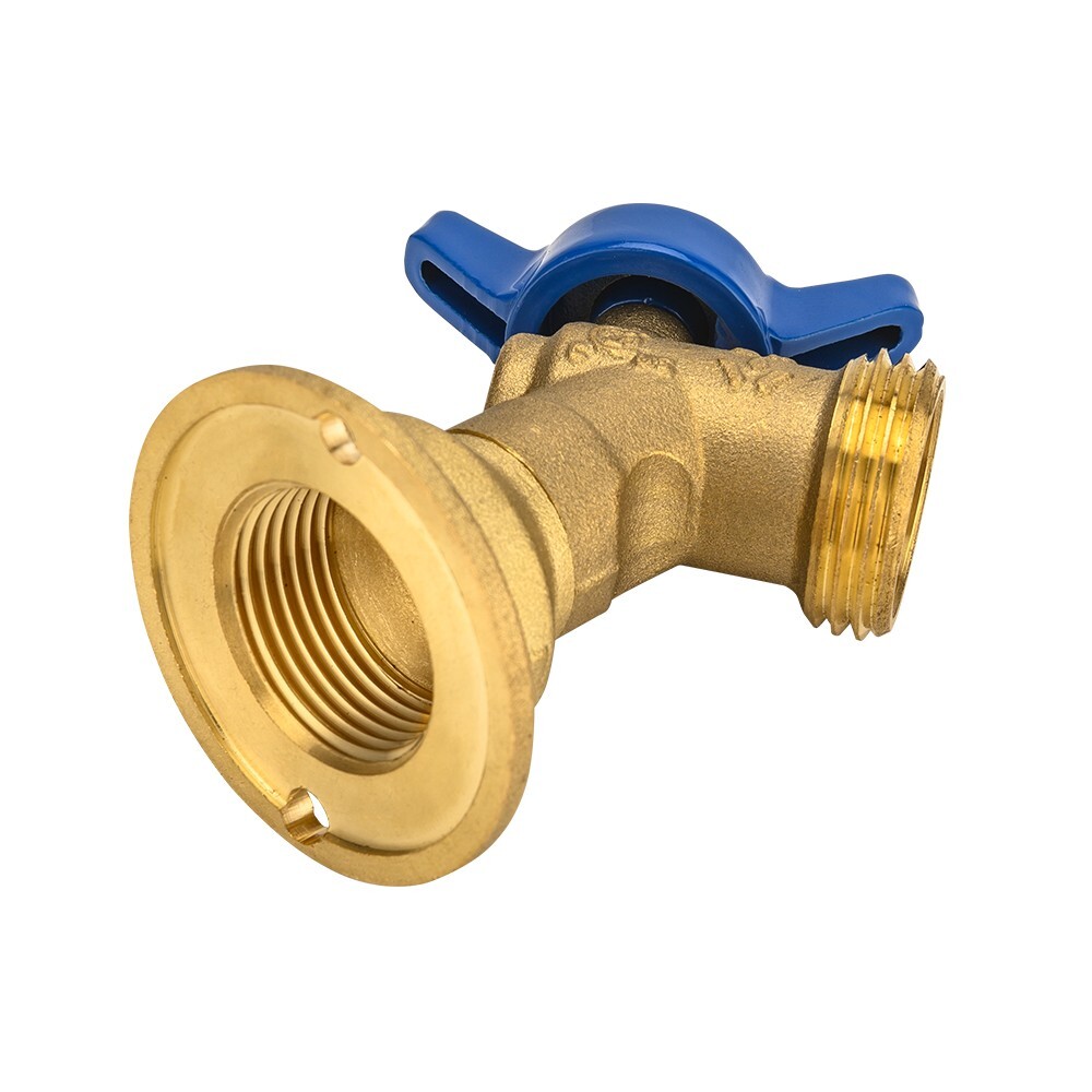 EFIELD 1/4 Turn Female Threaded Sillcock Brass Valve 1/2″ NPT x 3/4″ or 3/4″ NPT