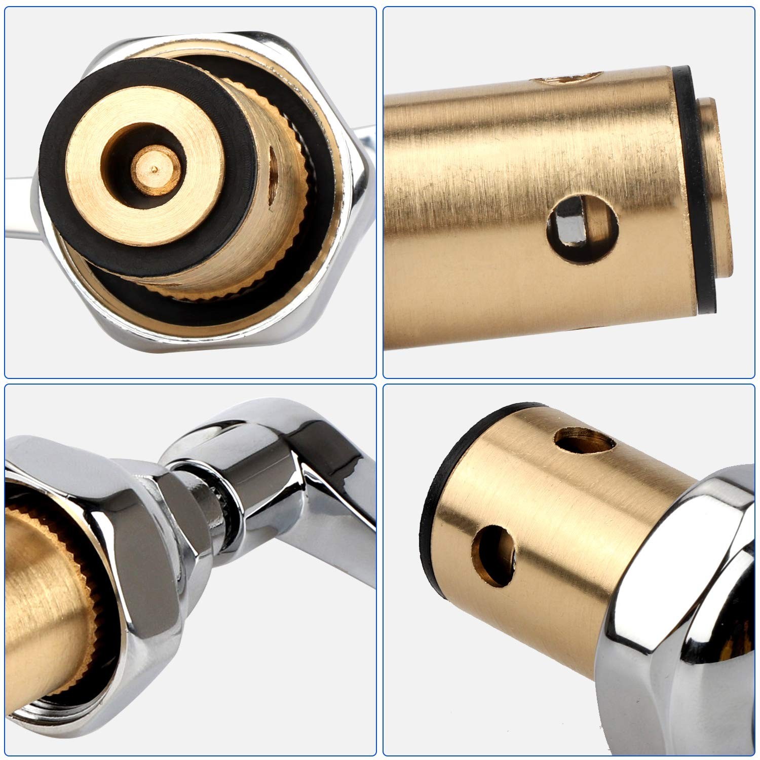 Brass Hydraulic Control Spindle Assembly Cartridge Valve for Kitchen & Bathroom