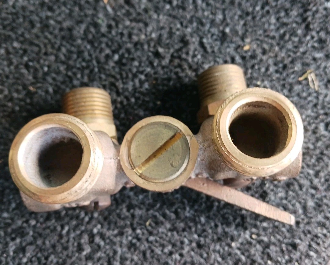 Symmons W-400 Duplex Protector VALVE Washing Machine Valve Brass NOS
