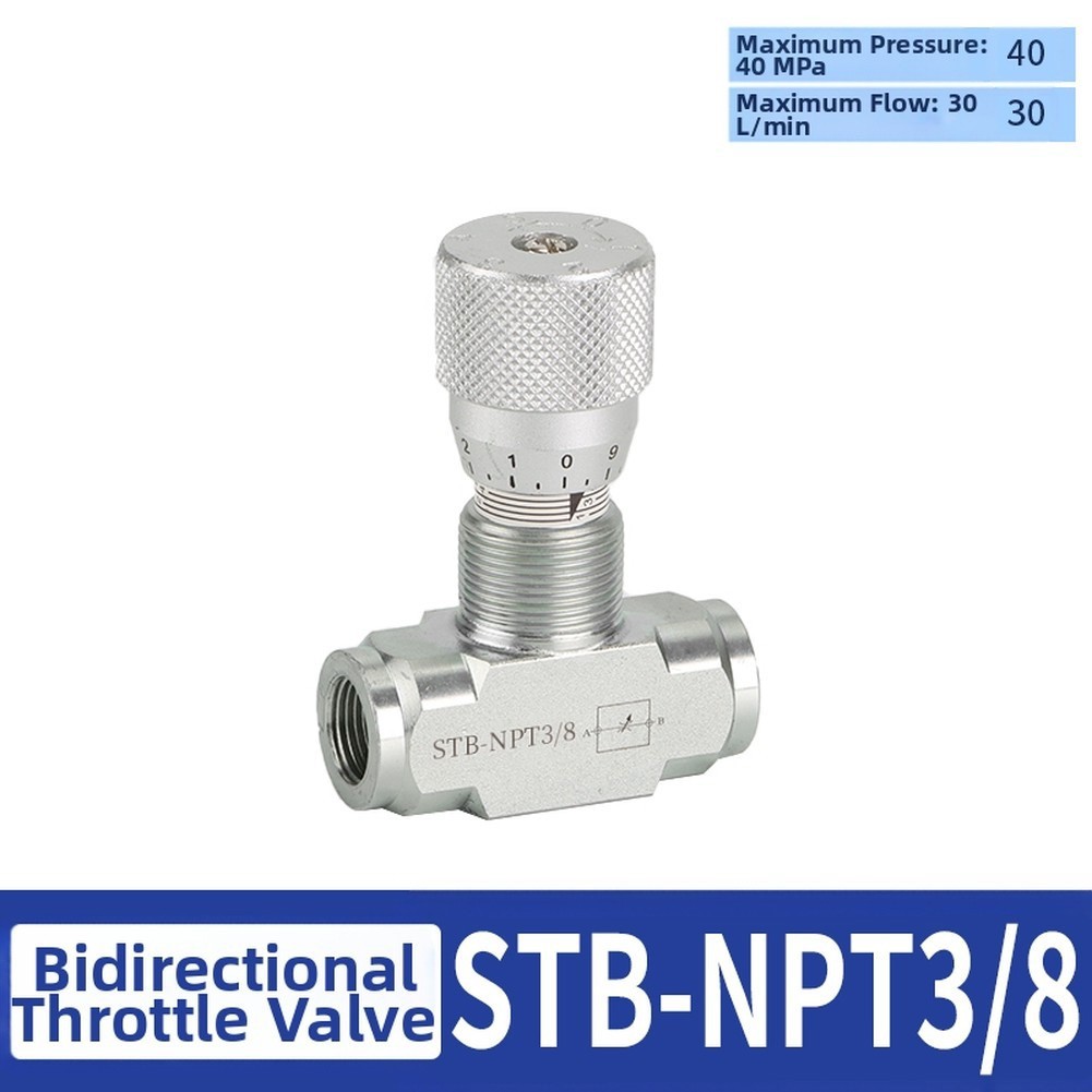 Two Way Hydraulic Flow Control Valve Precise Flow Control 5800 PSI Capacity