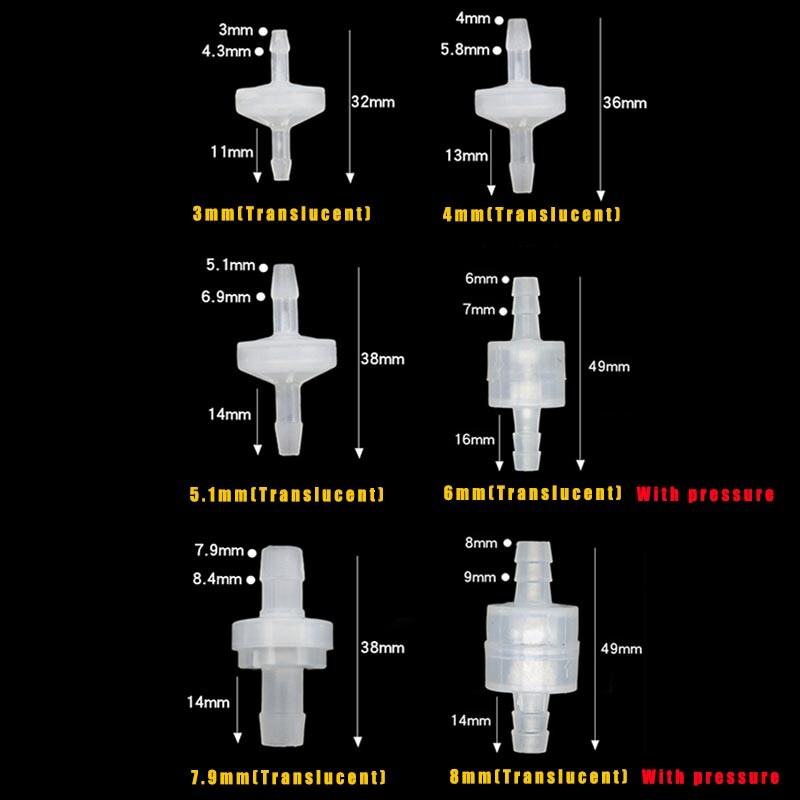 Check Valve Plastic One Way Non-return Valve Brake Booster Servo Vacuum Intake