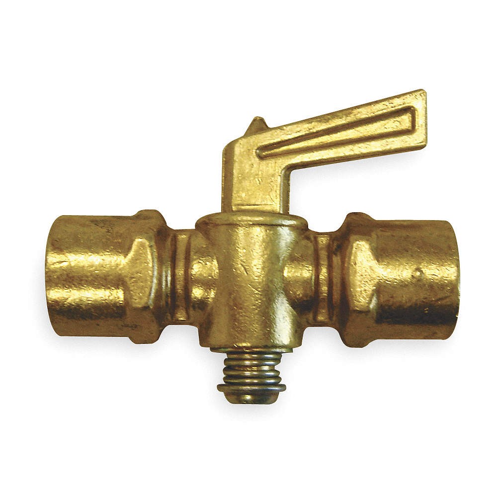 WEATHERHEAD 6809 Ground Plug Valve,1/4 In,30 PSI,Brass 1VRB2