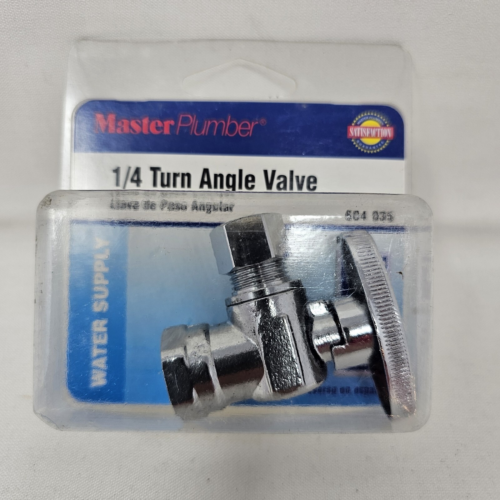 NEW Master Plumber Water Supply 1/4 Turn Angle Valve 604 035 2005