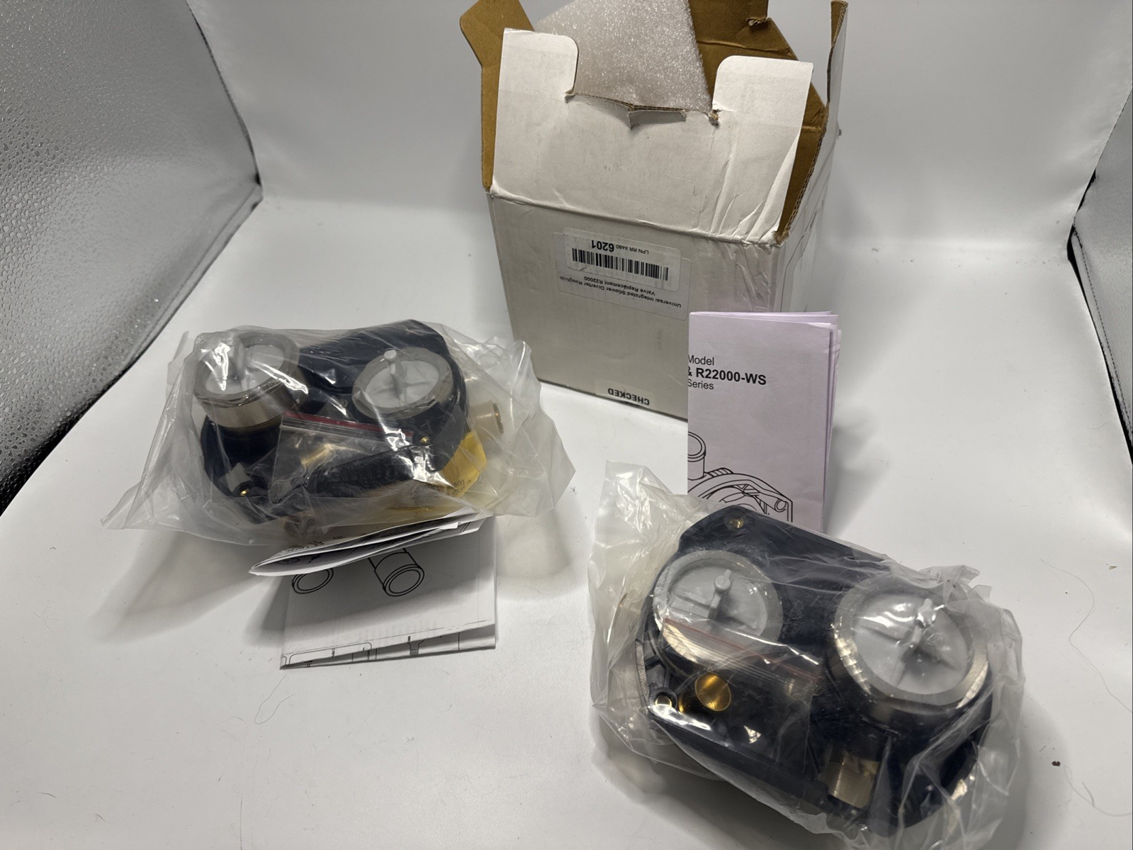 (Qty 2) R22000 SHOWER VALVE Integrated Diverter Rough In Valve For Delta READ