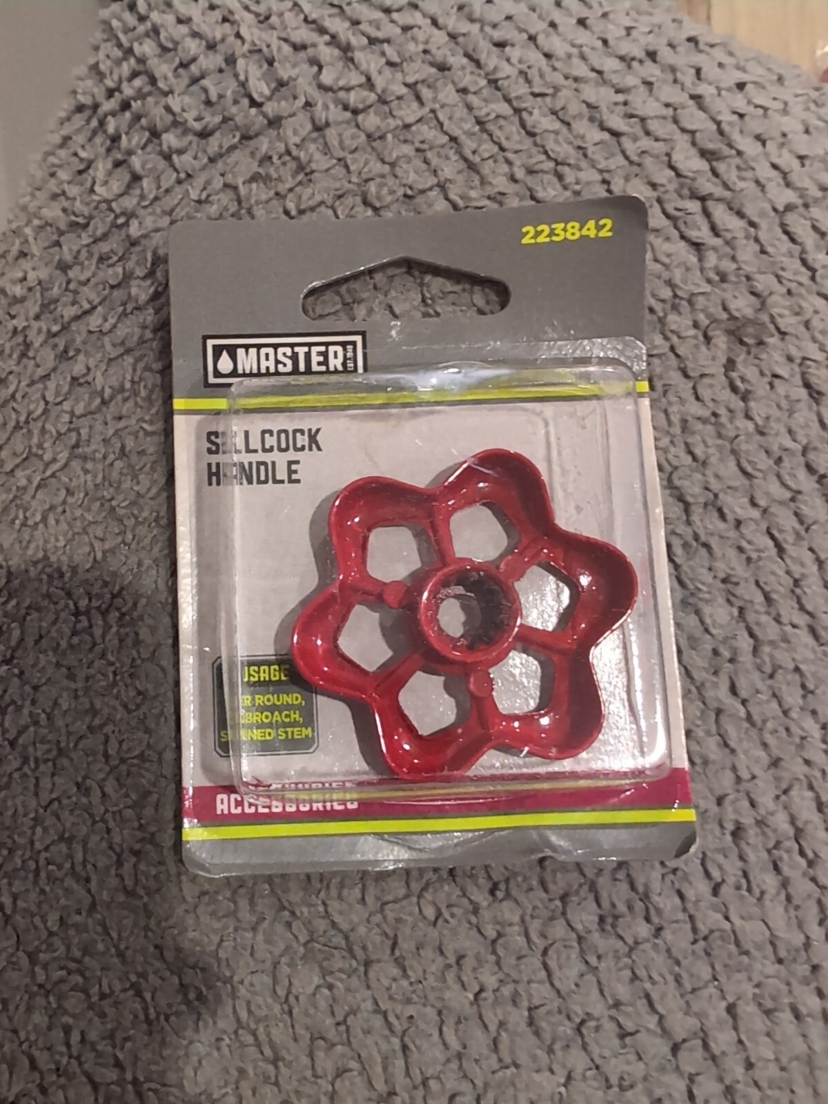 Master Plumber Round 12-Point Sillcock Handle Broach Valve Wheel Handle