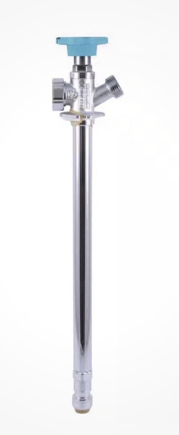 SharkBite 1/2 in. x 12 in. Push-to-Connect Anti-Siphon Frost Free Sillcock Valve