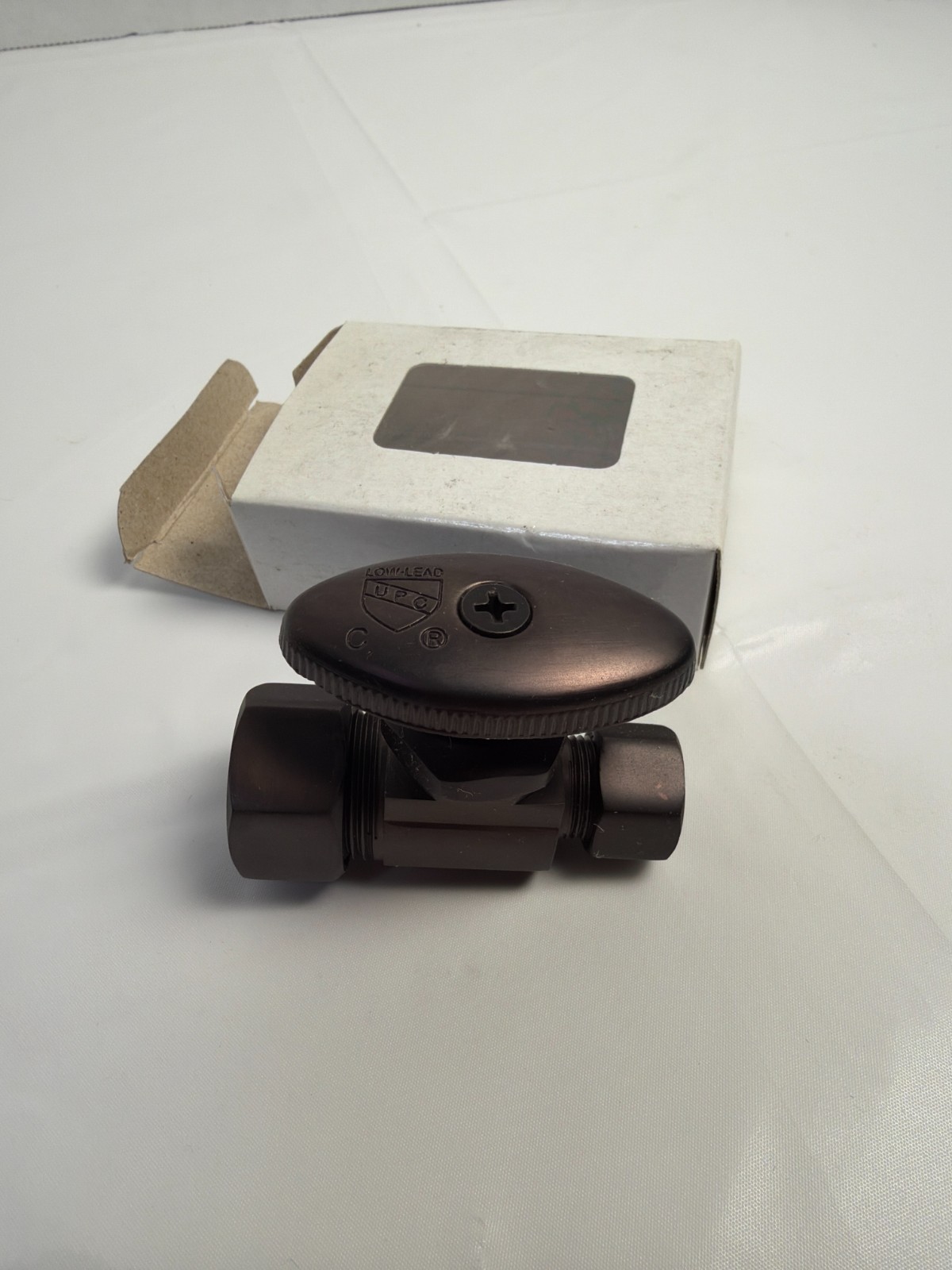 Jones Stephens S43-12RB 5/8″ x 3/8″ Oil Rubbed Bronze Straight Stop Valve – New