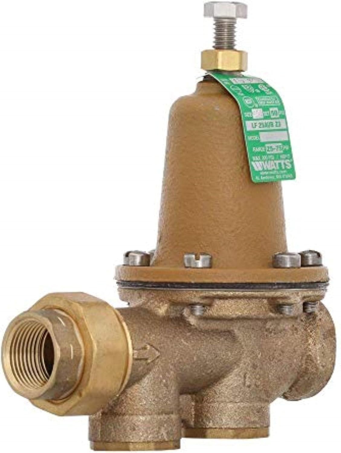 LF25AUB-Z3 Water Pressure Reducing Valve NPT Female Union x NPT Female, Polym…