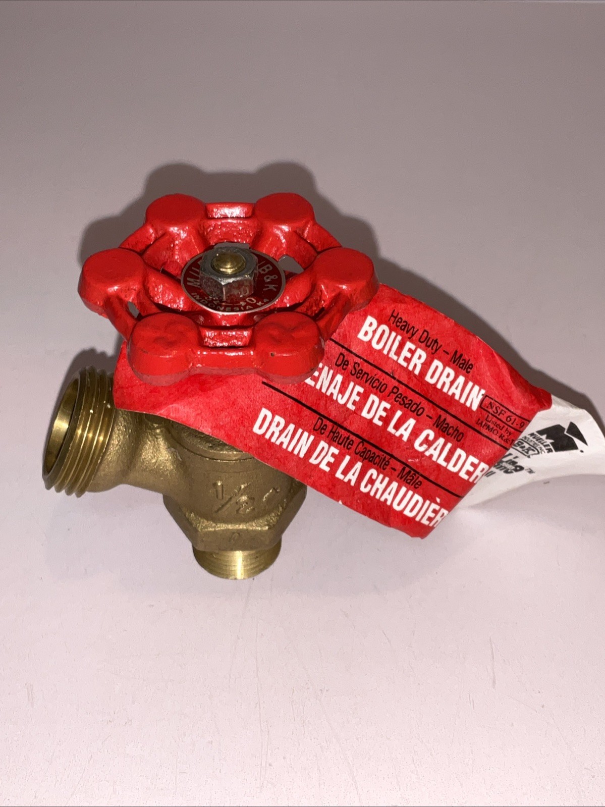 Mueller 102-703 1/2″ Boiler Drain