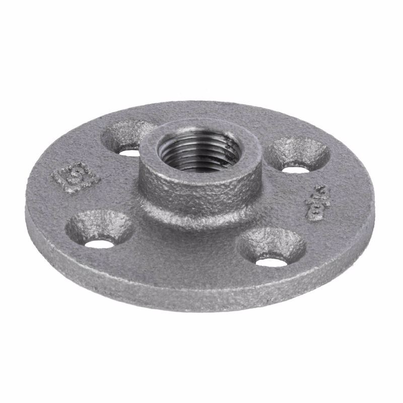 BK Products 521-602HC Black Malleable Iron Floor Flange 3/8 FPT in.
