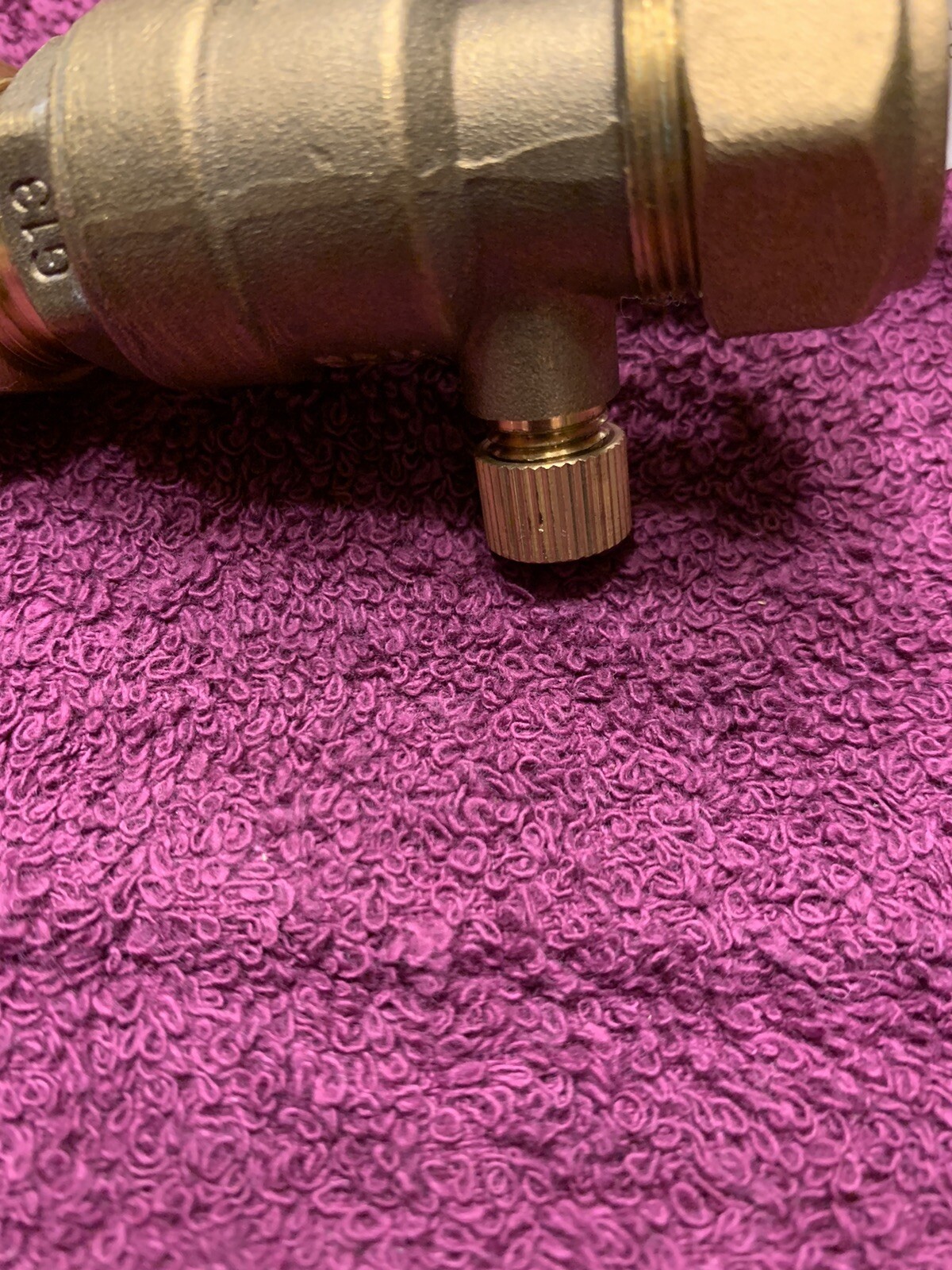 Ball Valve Stop & Waste 1/2-In Brass CXC Compression 1/4-turn Handle QTY 2