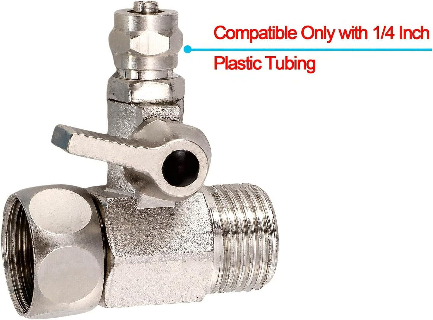Feed Water Adapter- 1/2 Inch Compression and 1/4 Inch O.D Compression Angle Stop