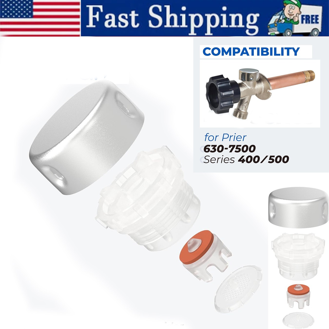 Pressure Vacuum Breaker Repair Kit For Prier 400 500 Series Part Wall Hydrants