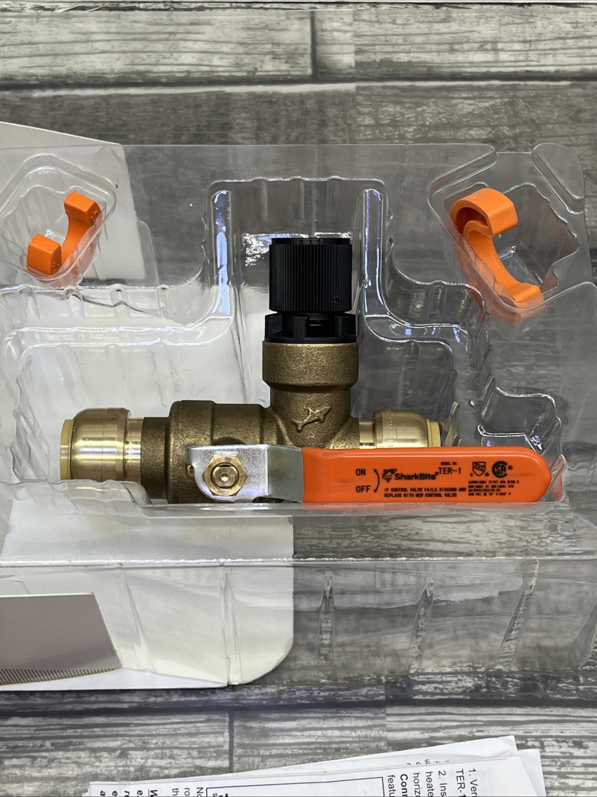 SharkBite ¾” Thermal Expansion Relief Valve. Expansion Tank Replacement. {105}.