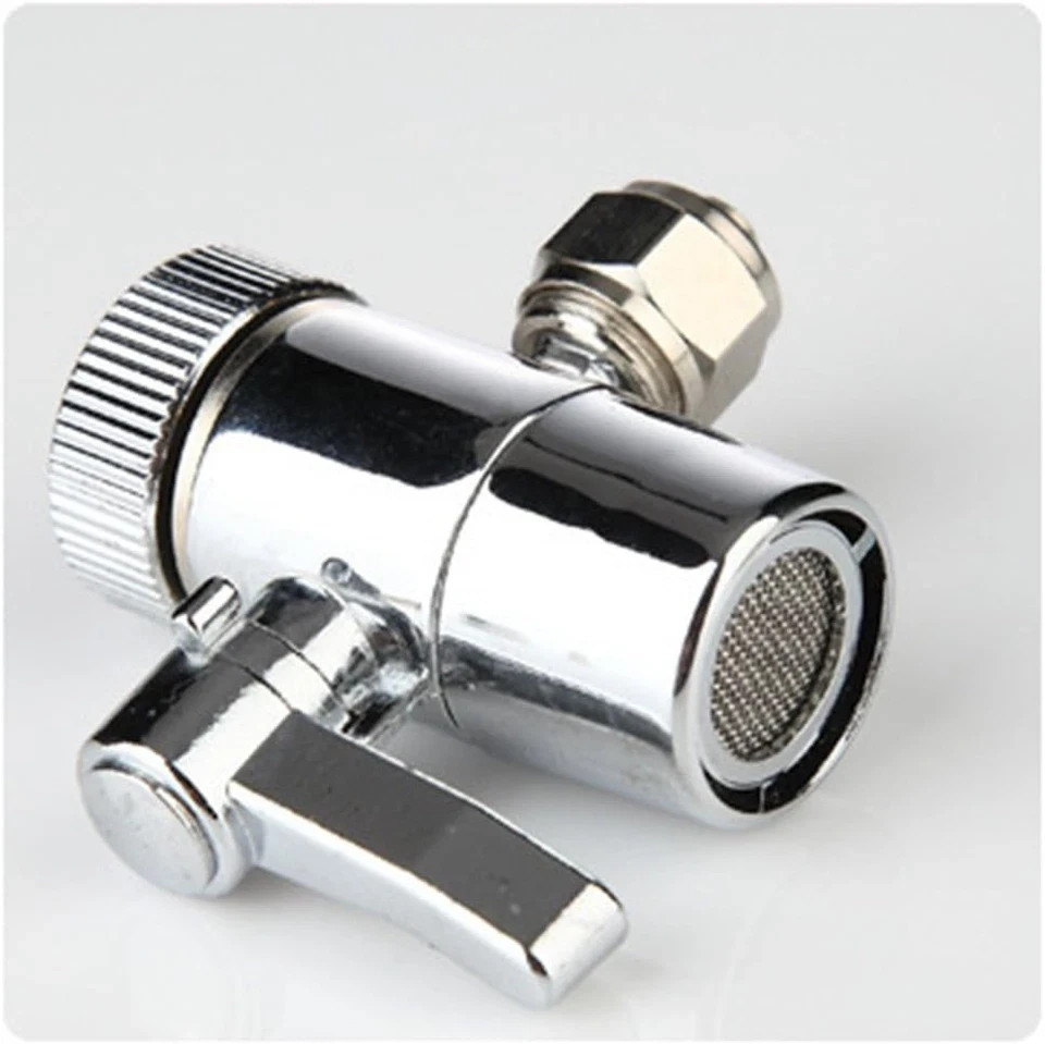 Diverter Valve for Counter Top Water Filters Faucet Adapter, 1/2 Inch Female Thr