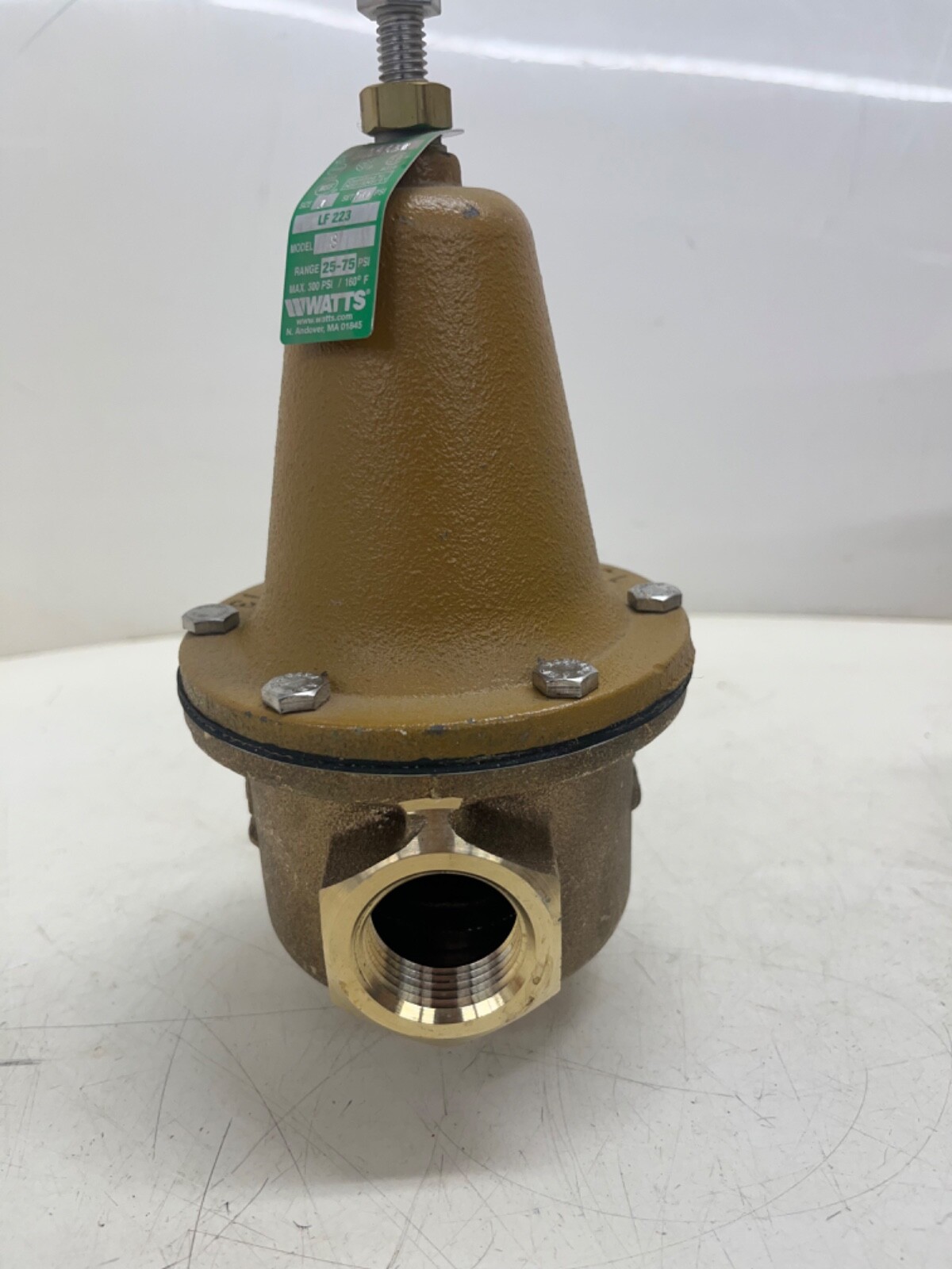 Watts 1 1/2 Lf223-S Water Pressure Regulator Valve,1-1/2 In.