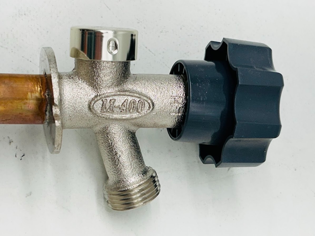 1/2 in. x 10 in. Brass MPT x SWT Half-Turn Frost Free Anti-Siphon Sillcock Valve