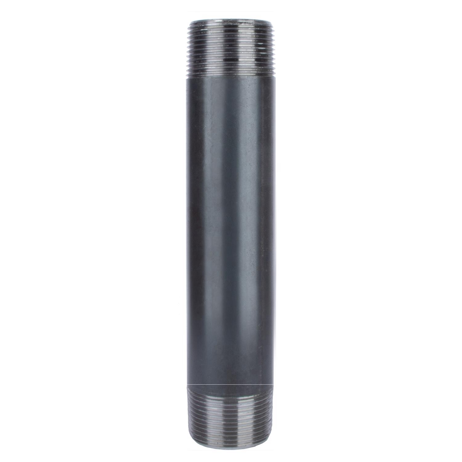BK Products 586-080AH Galvanized Black Steel Nipple 1-1/4 MPT x 8 in.