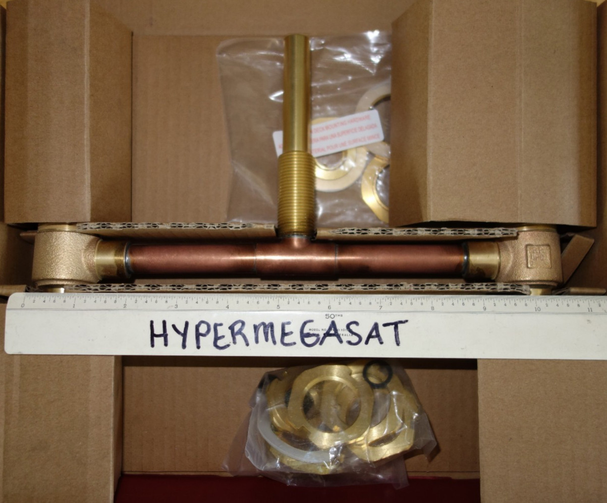 Pfister Brass Fixed 1/2 Turn Roman Tub Rough-In Valve Quick Connect 0X6-050R