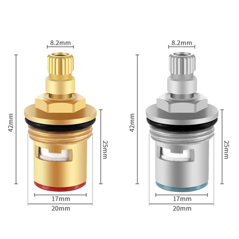Brass/Stainless Steel Faucet Valve Ceramic Cartridge Insert Bath Faucet Fitting