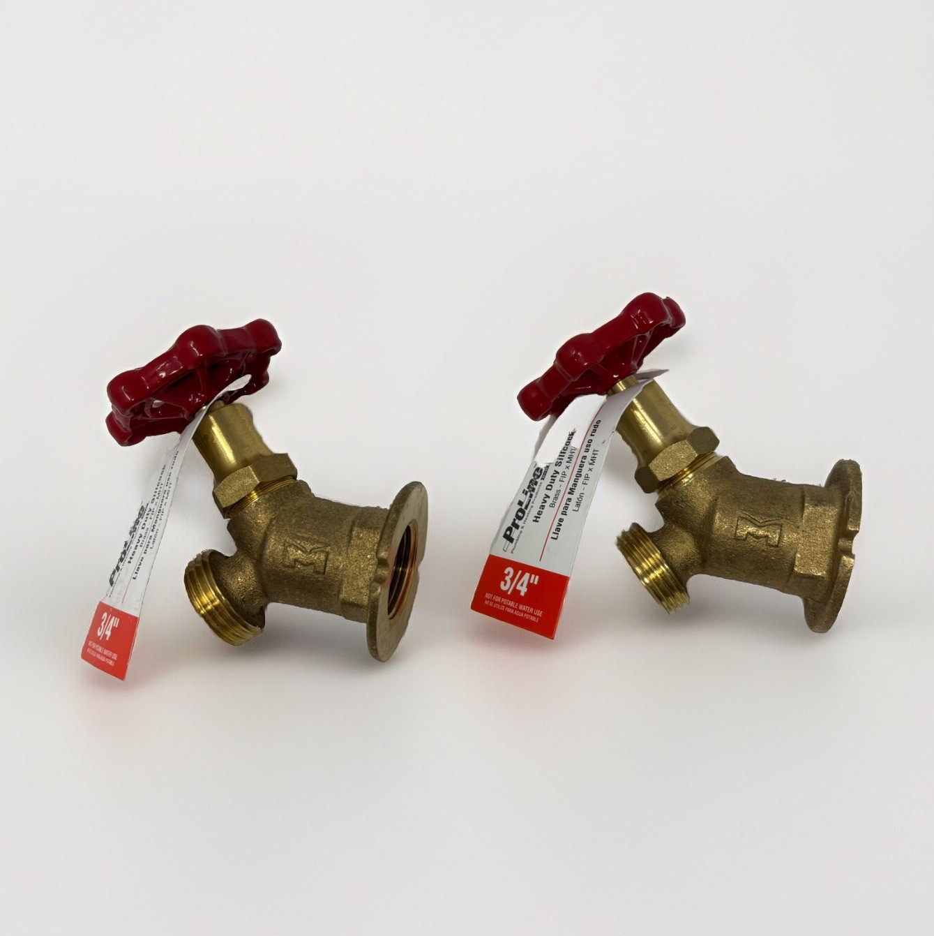 (Set of 2) ProLine Heavy Duty Sillcock Valve FIP x MHT 3/4″ x 3/4″ 108-014HN