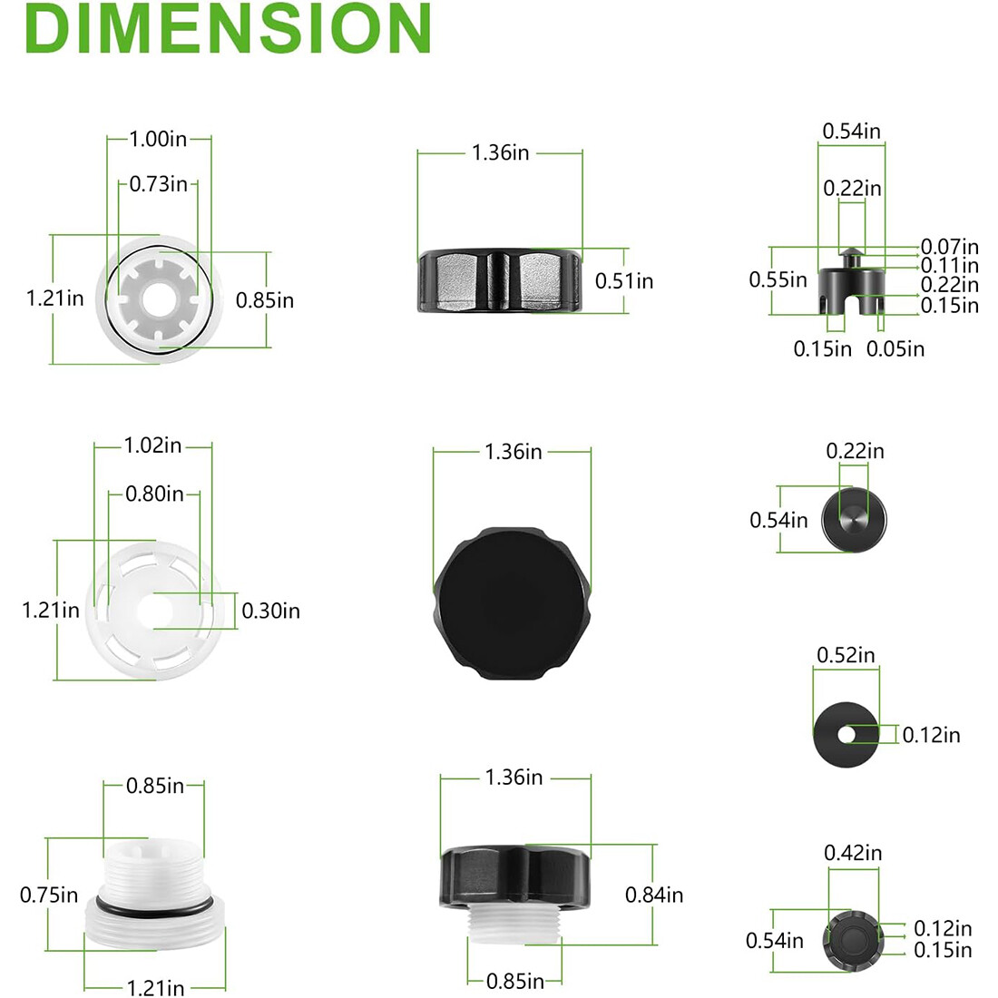 VACUUM BREAKER KIT FOR ANTI-SIPHON FROST-FREE SILLCOCK VALVES 1019-A REPAIR KIT