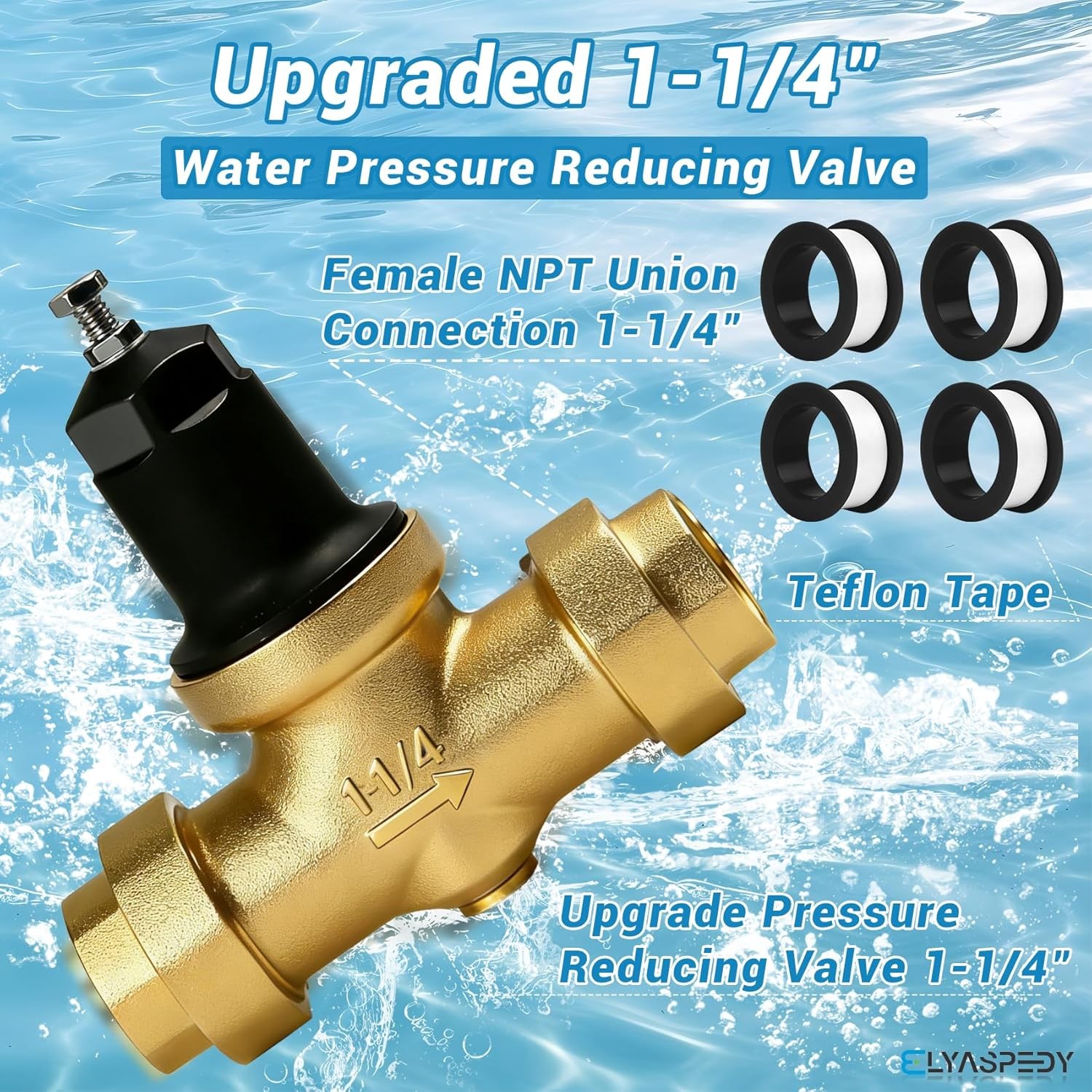 1-1/4″ 114-NR3XL Pressure Reducing Valve Compatible with Zurn For Water Supply