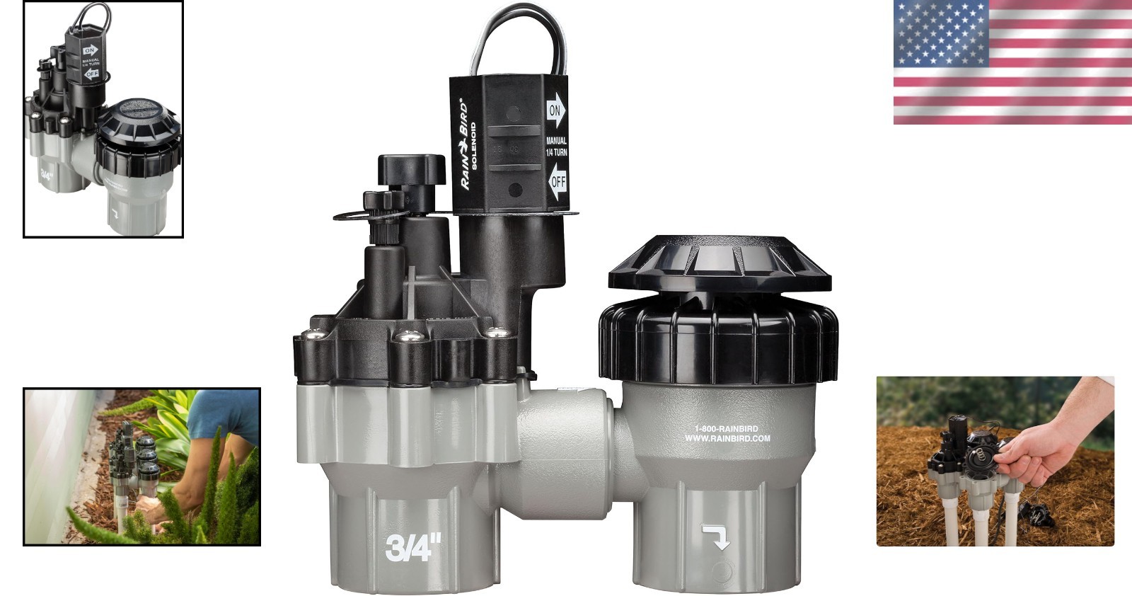 Rain Bird DASASVF075 Anti-Siphon Valve – Flow Control & Backflow Prevention