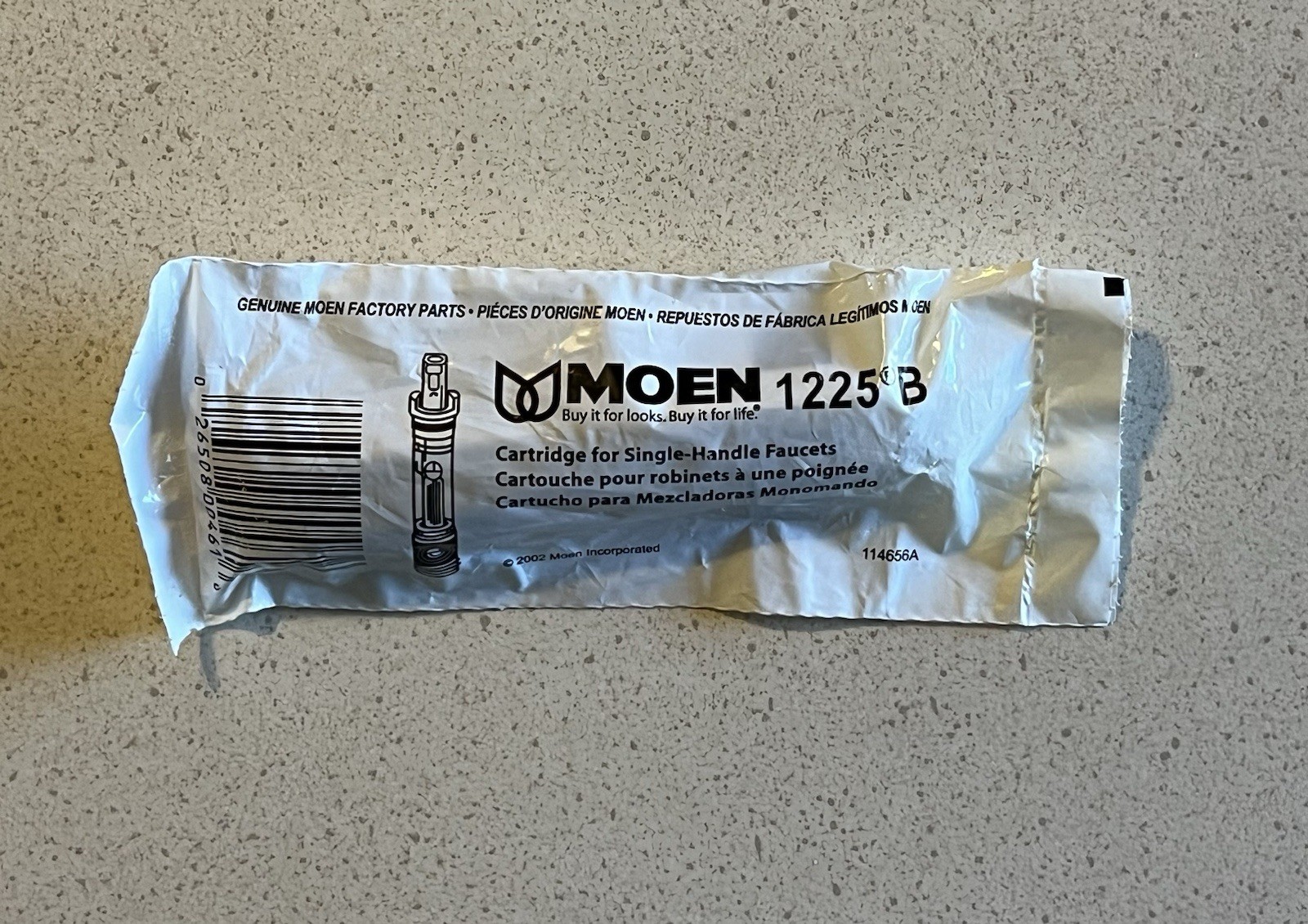 Genuine MOEN 1225B Replacement Cartridge Single-Handle Faucet – NEW – OEM –
