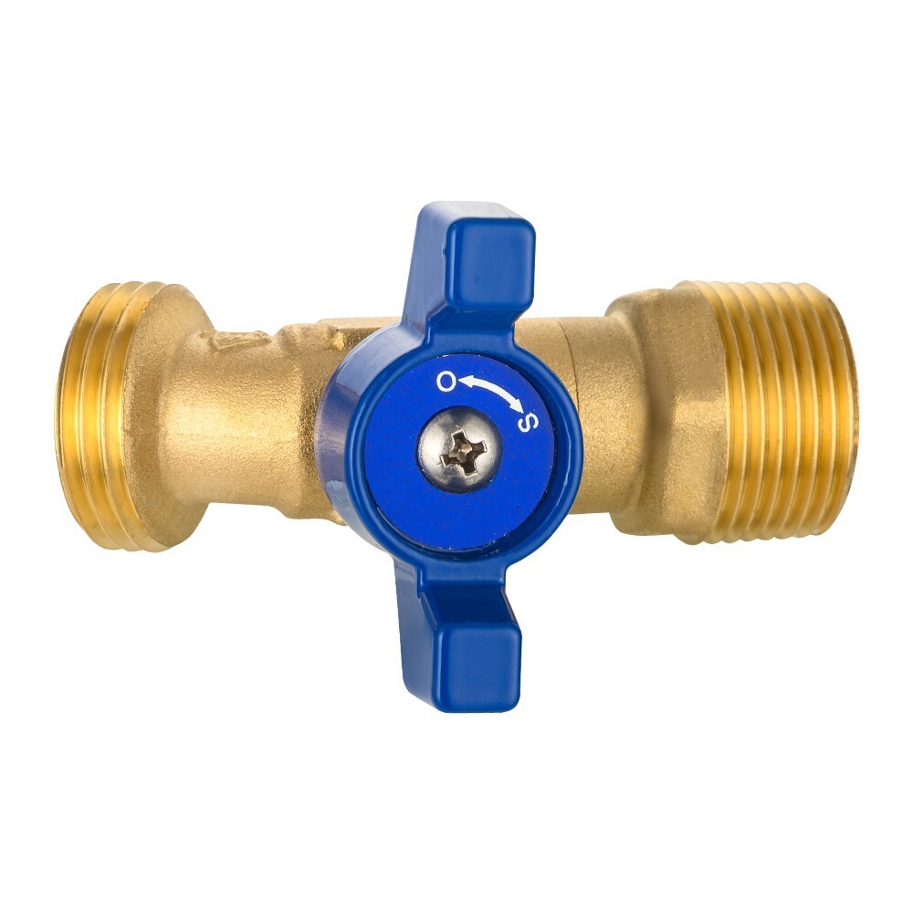 2 PCS EFIELD 1/4 Turn Spigot ,Outdoor Brass Valve 3/4″ Male NPT Inlet x3/4″ MHT