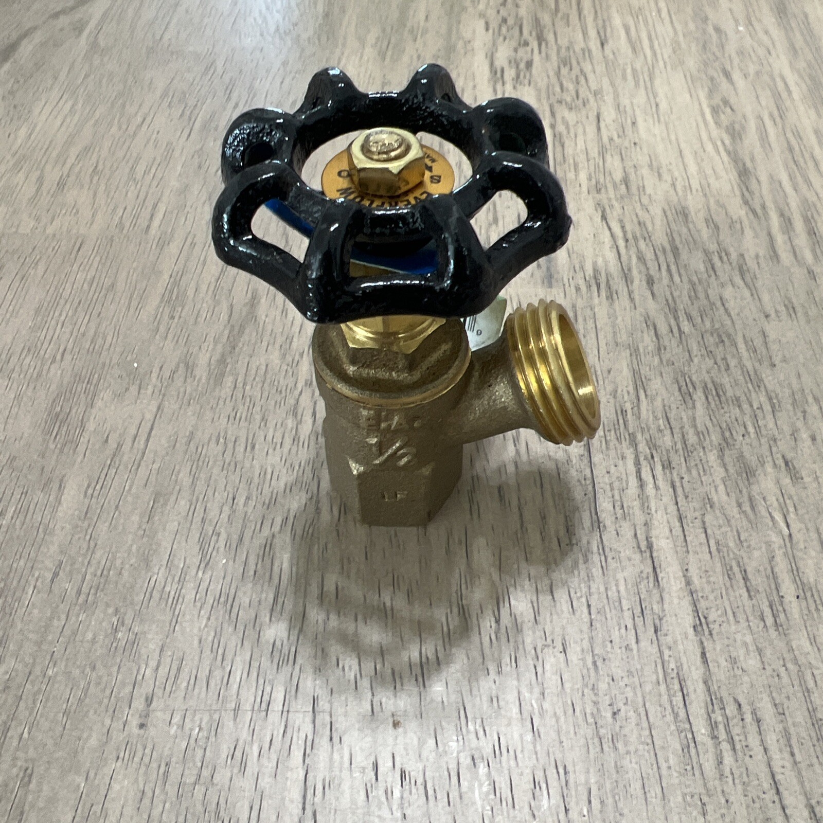 Midline Valve Boiler Drain Valve with Stuffing Box 1/2″in FIP x 3/4″in MHT Brass