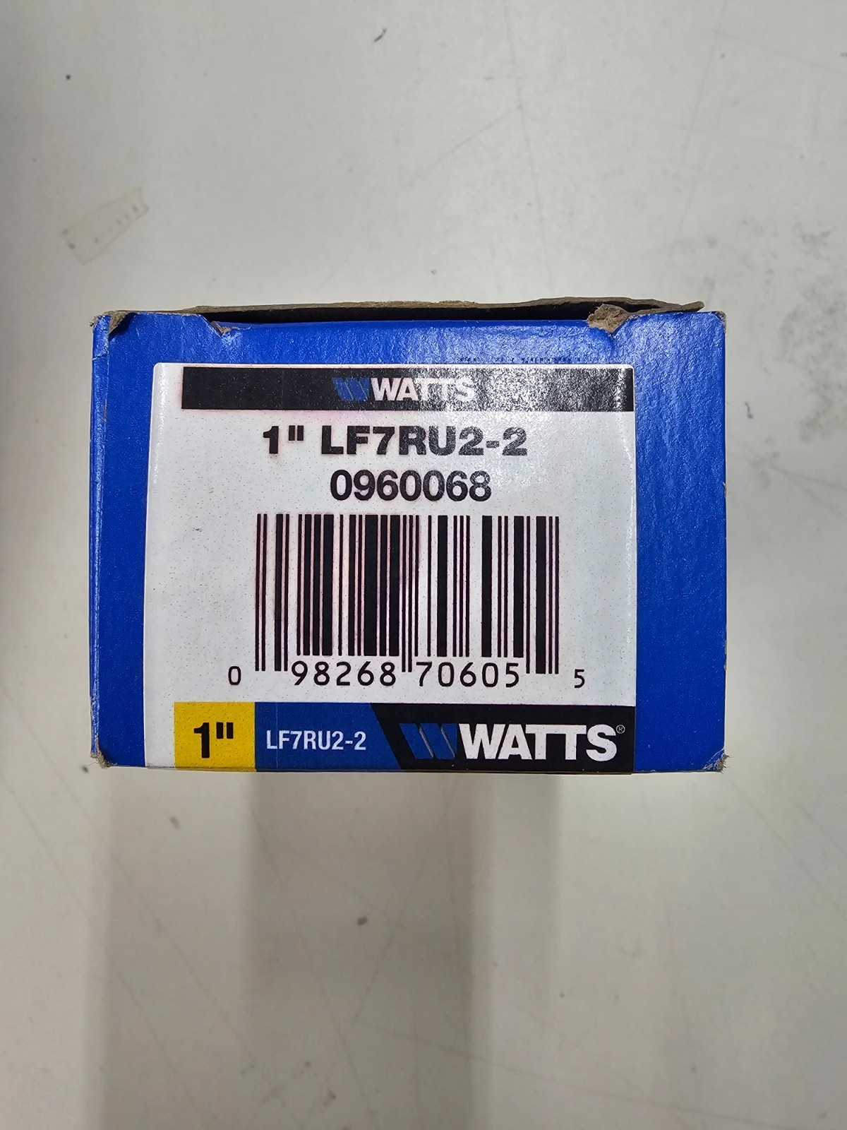 **NEW** WATTS Dual, Check Valve Brass 1” Lf7ru2-2
