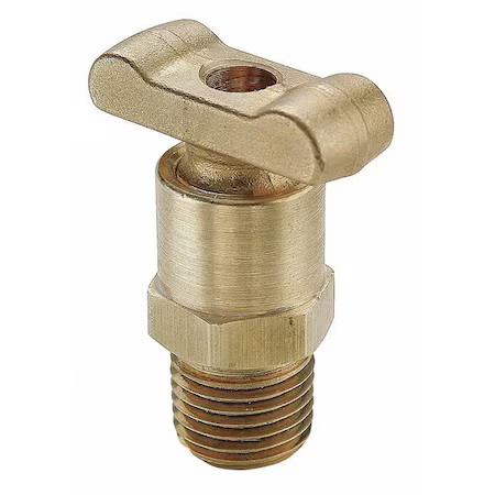 Parker Dc603-6 Brass Drain Cock Ball Valve Inline 3/8″