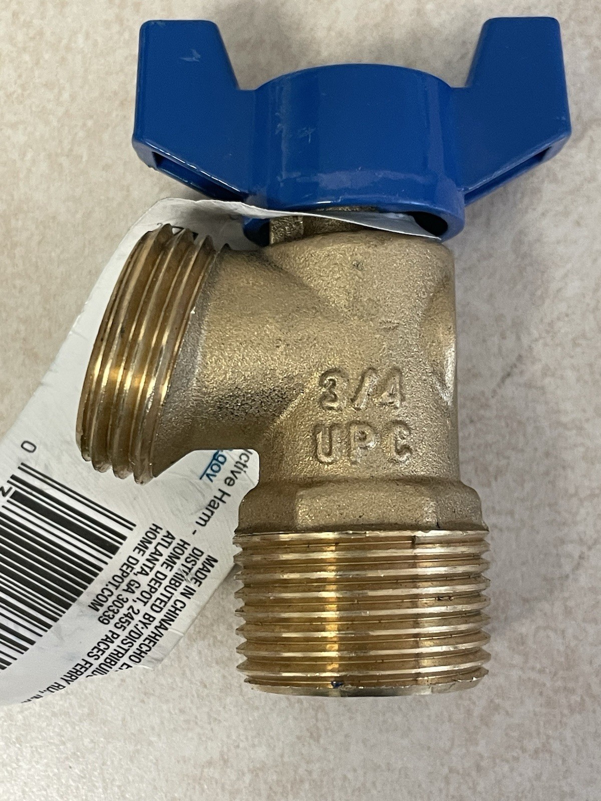 14 Pack EVERBILT 102-054EB 3/4” Brass Boiler Drain Valve MIP X MHT
