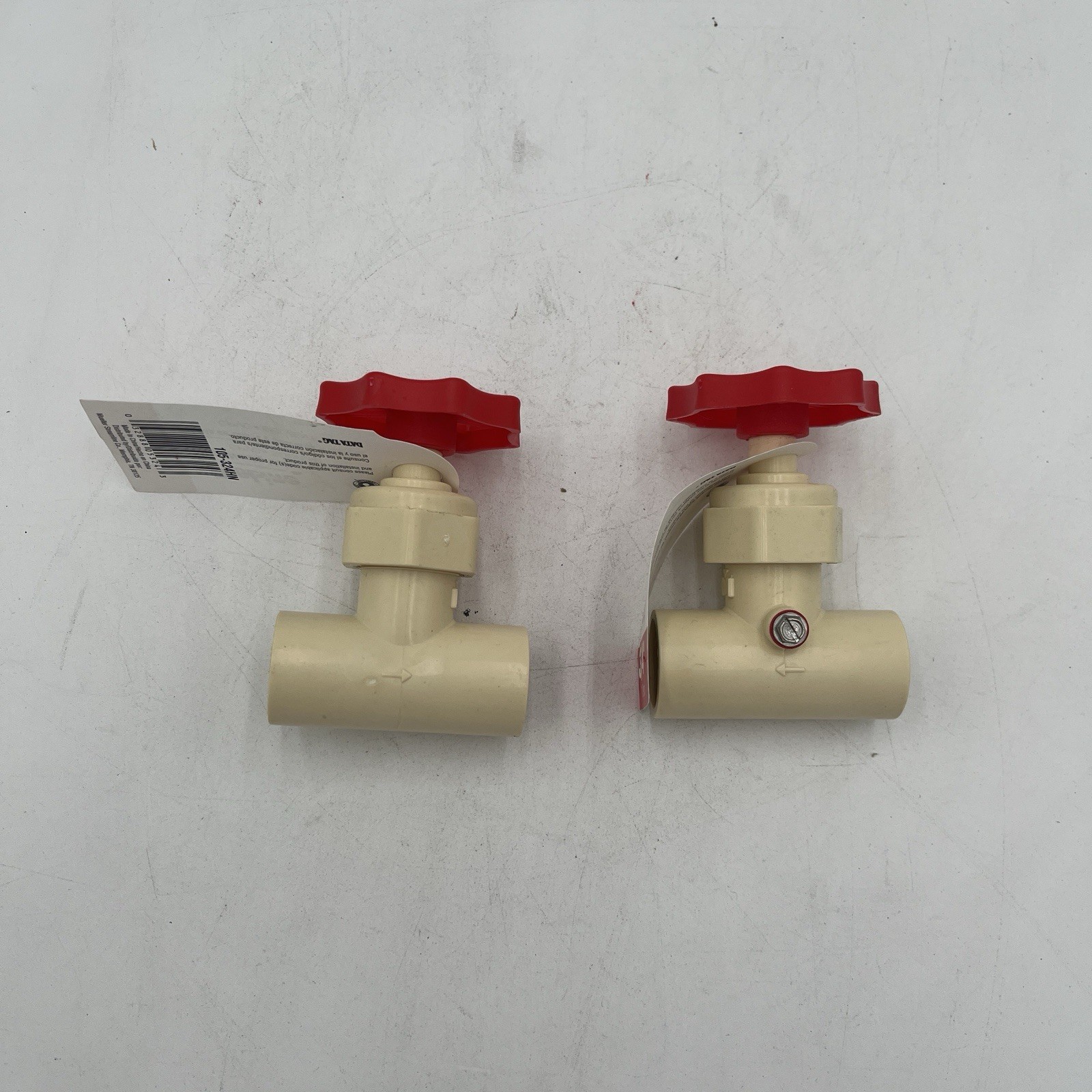 BRAND NEW!! 2 Pack ProLine 3/4″ CPVC Stop Waste Shut Off Valve – 105-324HN