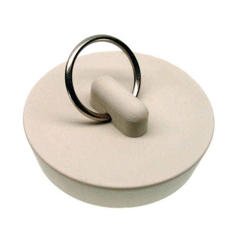 Danco 35979B Durable White Rubber Drain Stopper 1-5/8 in. (Pack of 5)