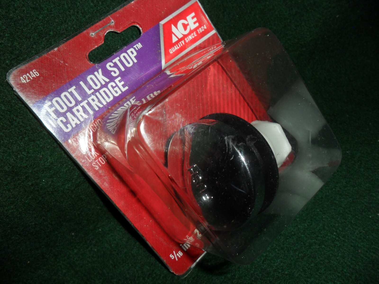 Foot Lok Stop Cartridge 5/16 in. x 2 In. ACE Drain Stopper 42146