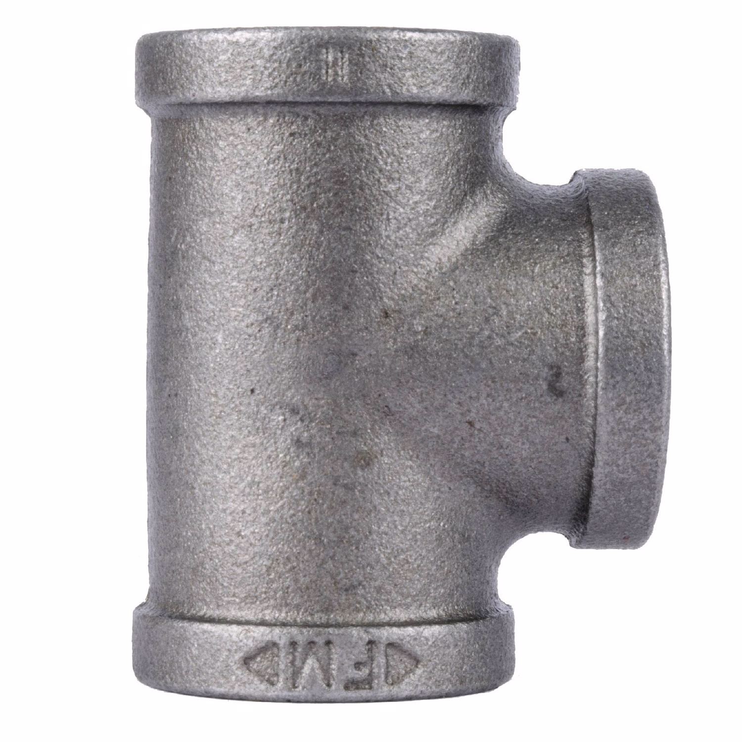 BK Products 520-602HN Black Malleable Iron Tee (5-PACK)