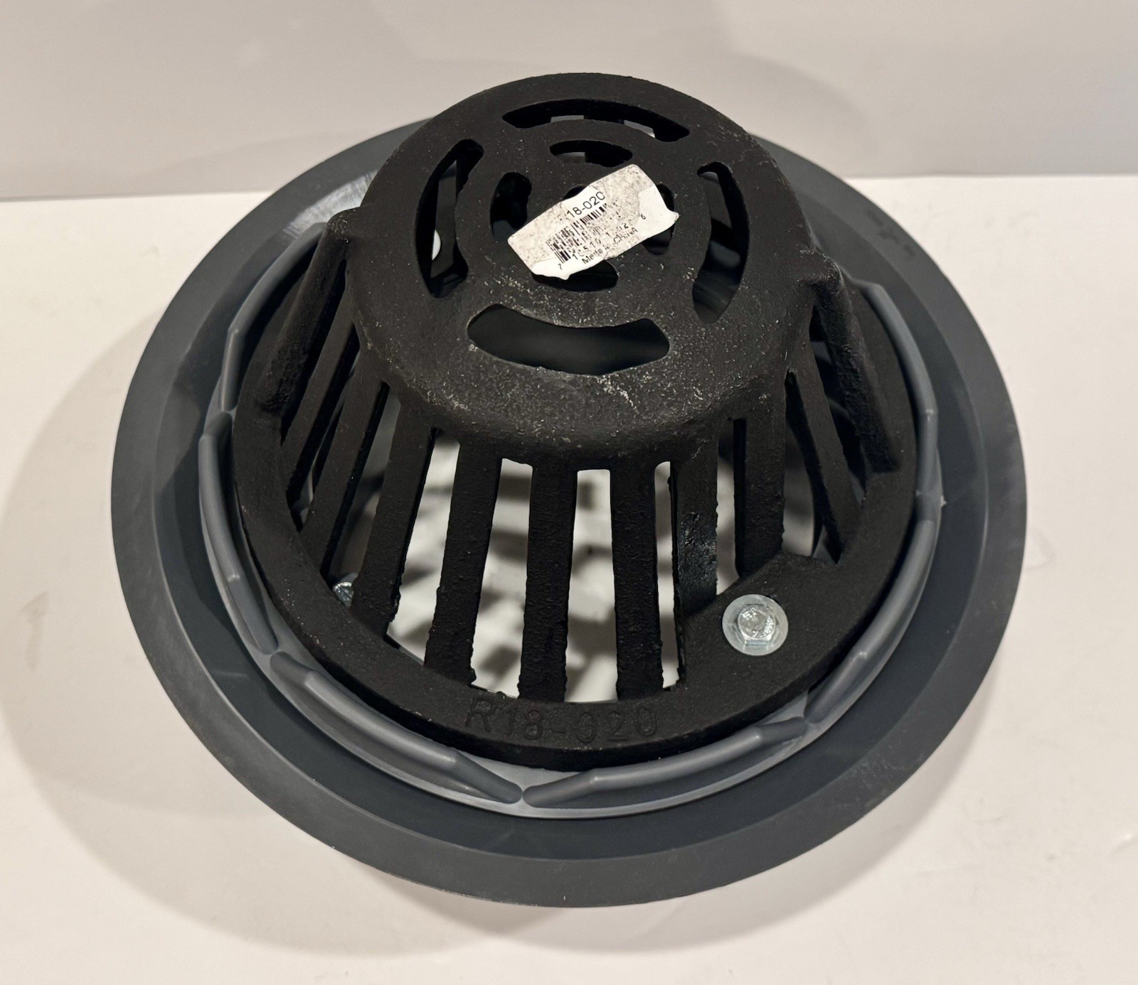 Jones Stephens 6″ Roof Drain with Cast Iron Dome PVC