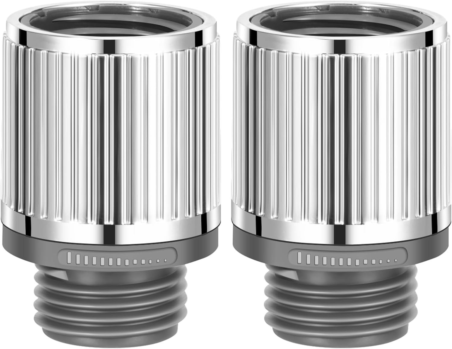 Efficient Shower Water Regulator with Chrome-Screw Handle for All Heads