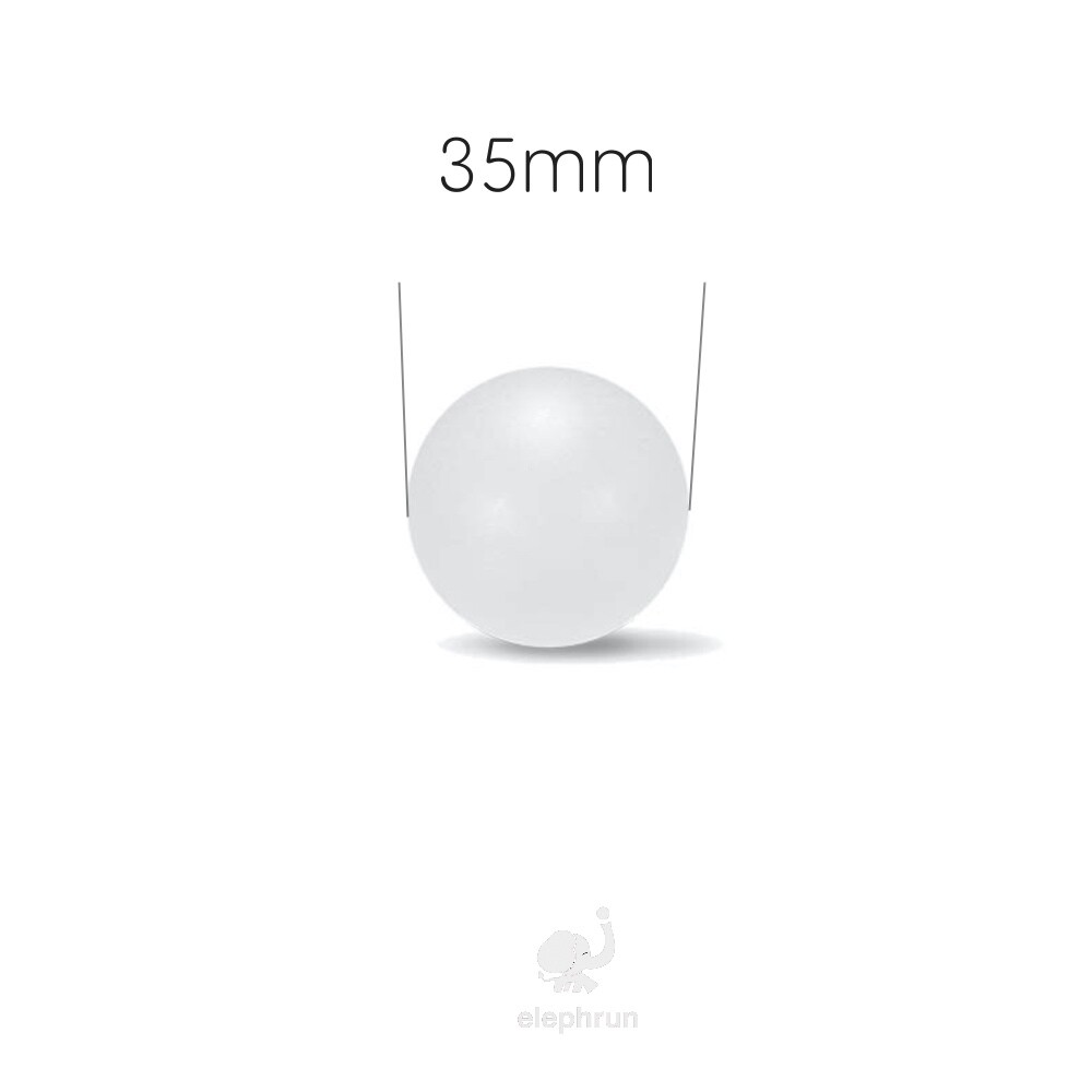 35mm Polypropylene ( PP ) Solid Plastic Bearing Balls Precision Sphere