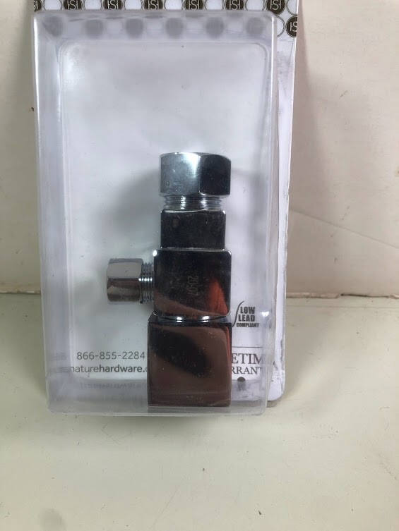 Signature Hardware SH206CP 5/8×3/8″ Compression Square Angle Valve Supply Valve
