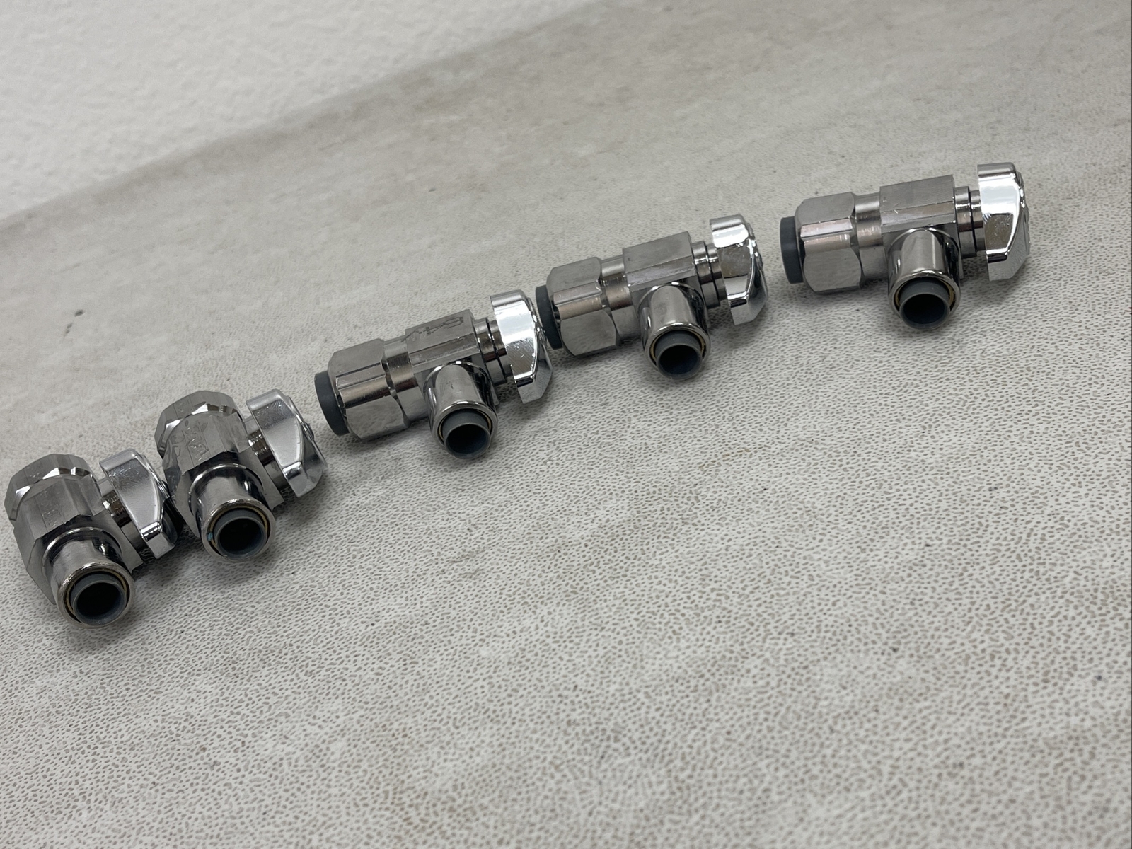(5x) BrassCraft Straight & Angle Stop Valves 1/2” x 1/4” Push-to-Connect *NEW*