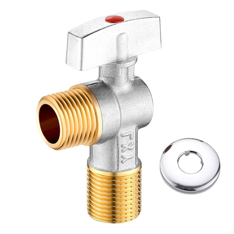 Industrial Solid Brass Water Control Valves Brass Angles Valves for Sink