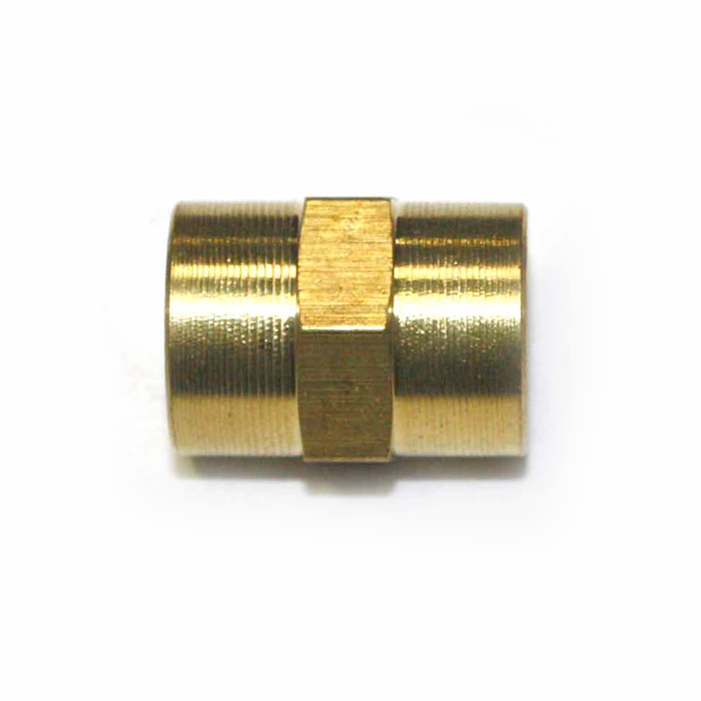 Brass Female Coupling Adapter 1/8″ X 1/8″ NPT Female – FPC220